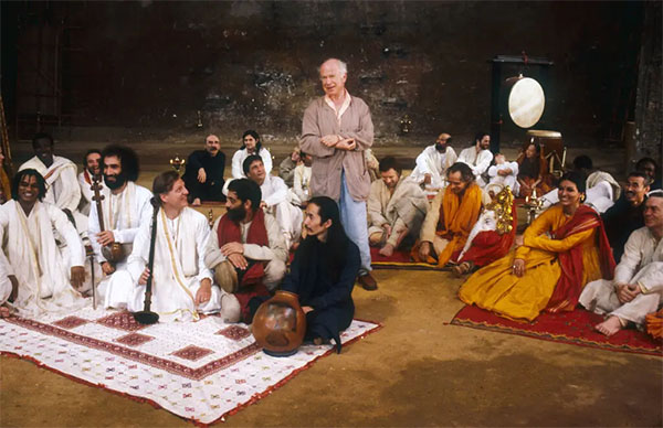 Mr Brook directed a rehearsal of The Mahabharata in Paris.jpg