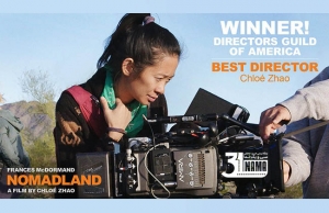 کلویی ژائو برای «سرزمین آواره‌ها» برنده جایزه انجمن کارگردانان آمریکا شد